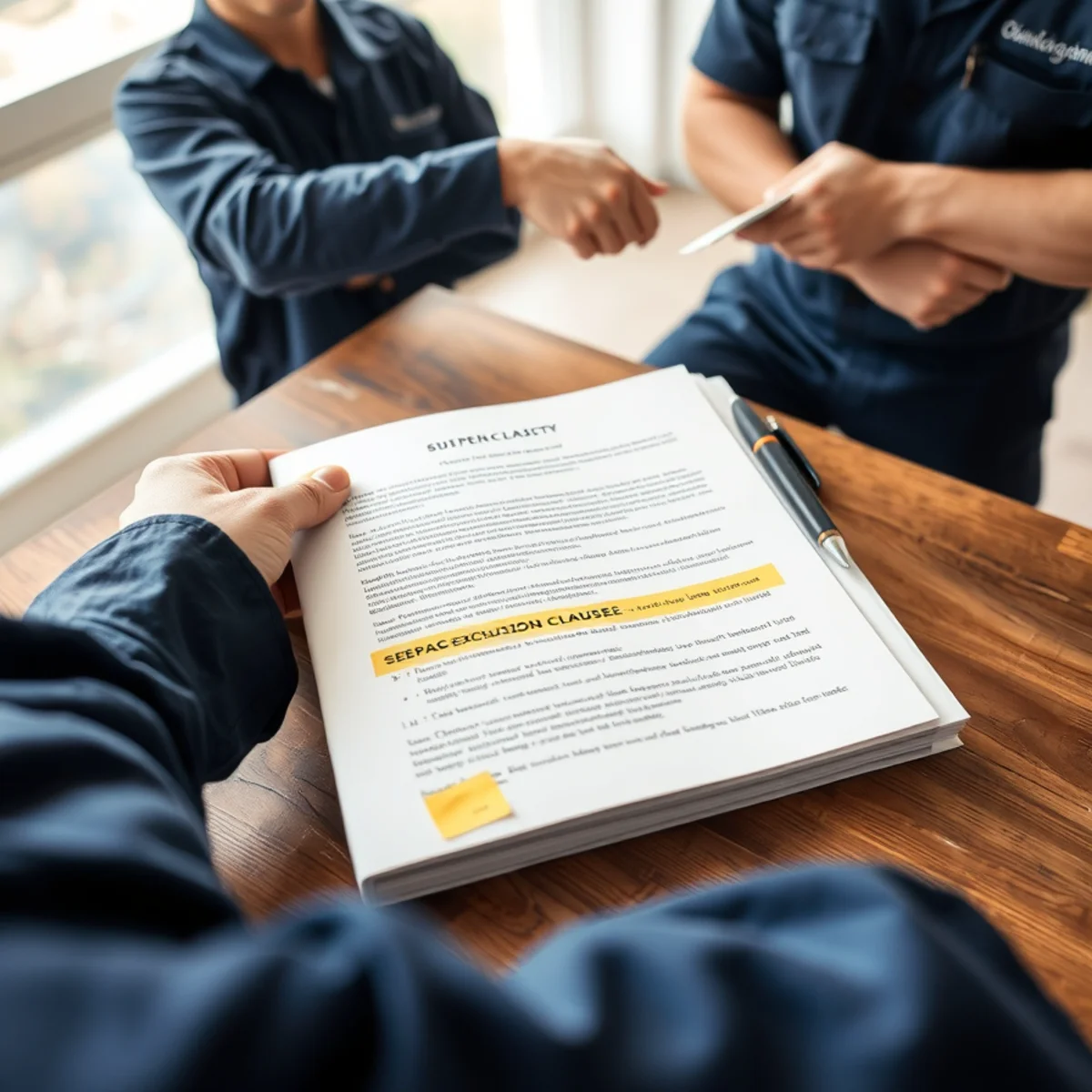 Policy wording on continuous seepage highlighted during a claim review